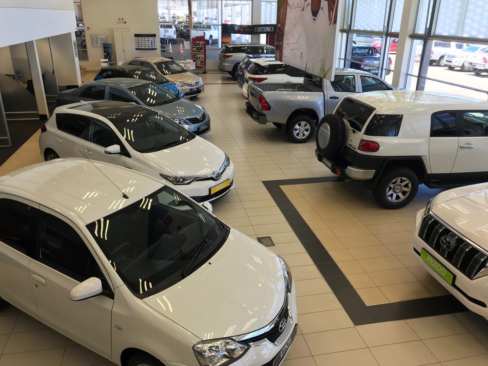 New car sales down in…
