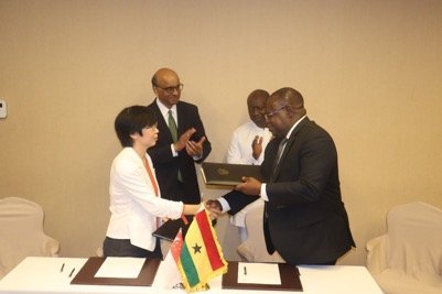 Ghana Stock Exchange Signs agreement with Singapore Cooperation
