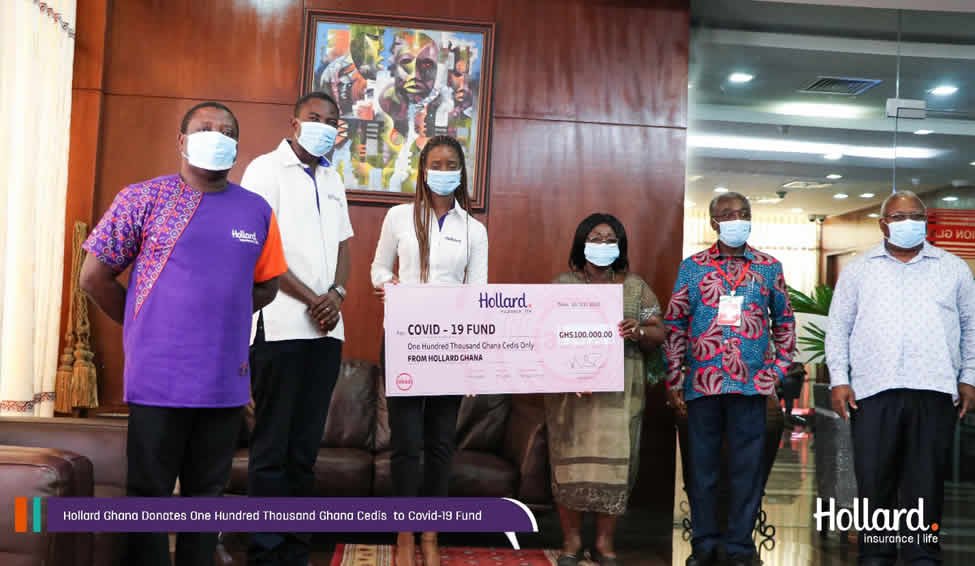 Hollard Ghana donates ₵100k to…