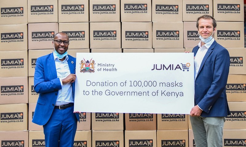 Jumia donates 100,000 masks for…