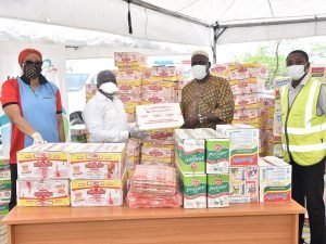 Lekki Port gives away Food Items to Host…