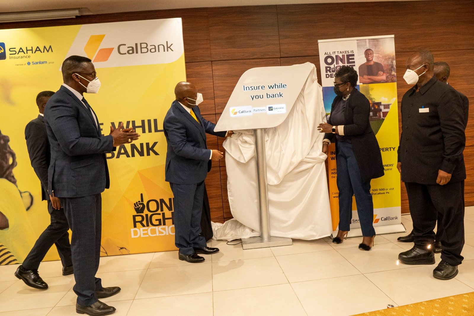 Cal Bank,Saham Insurance partner to support insurance needs of customers in Ghana
