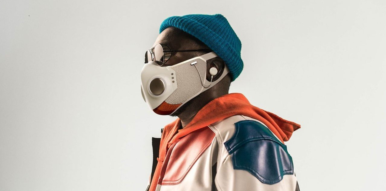 Will.i.am unveils smart mask with built-in headphones and charging port