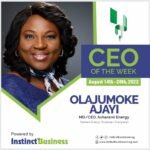 Olajumoke Ajayi, Managing Director, Asharami Energy (Sahara Energy Upstream Company) Emerges InstinctBusiness “CEO OF THE WEEK”