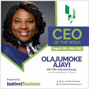 Olajumoke Ajayi, Managing Director, Asharami Energy (Sahara Energy&hellip;