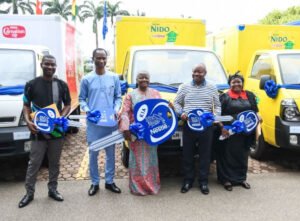Nestle Ghana rewards 5 distributors with commercial trucks