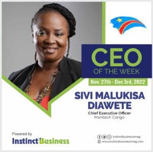 Sivi Malukisa Diawete, CEO of MANITECH CONGO reign&hellip;