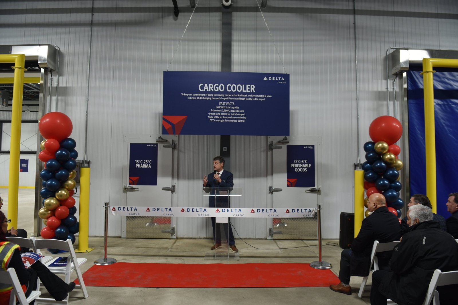 Delta Cargo unveils its largest cooler facility