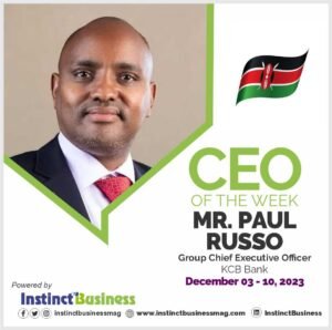 Paul Russo, Group Chief Executive Officer of KCB&hellip;