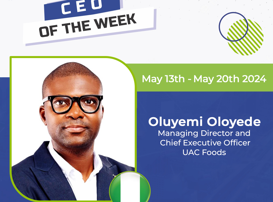 Oluyemi Oloyede MD/CEO at UAC Foods emerges InstinctBusiness…
