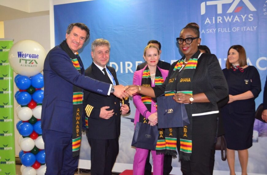 Ghana: ITA Airways successfully launches operations to KIA