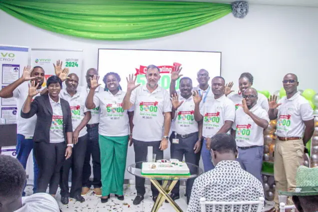 Ghana: Vivo Energy attains outstanding safety milestone – 5000 Goal Zero Days