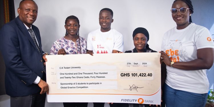 Ghana: Fidelity Bank supports Enactus C.K. Tedam UTAS Team for Enactus World Cup 2024