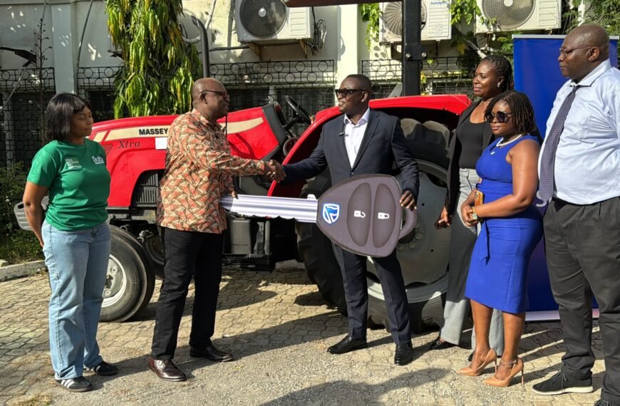 Stanbic Bank Ghana Donates Tractor For National Farmers’ Day