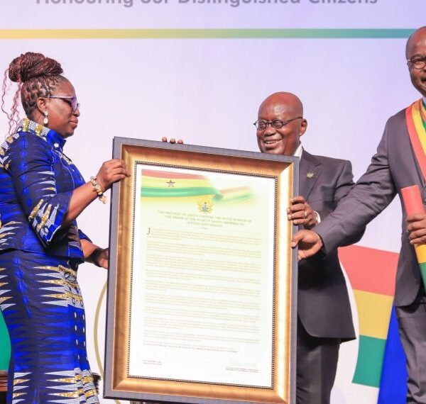 Bank of Ghana Leaders Honored at National Ceremony&hellip;