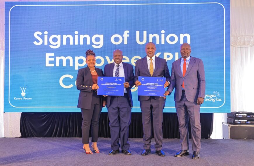 Kenya Power launches new performance contracts for union staff